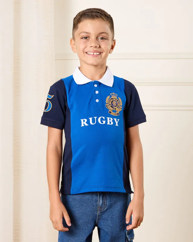Boys Blue Ruby Polo Shirt sold by Redtag