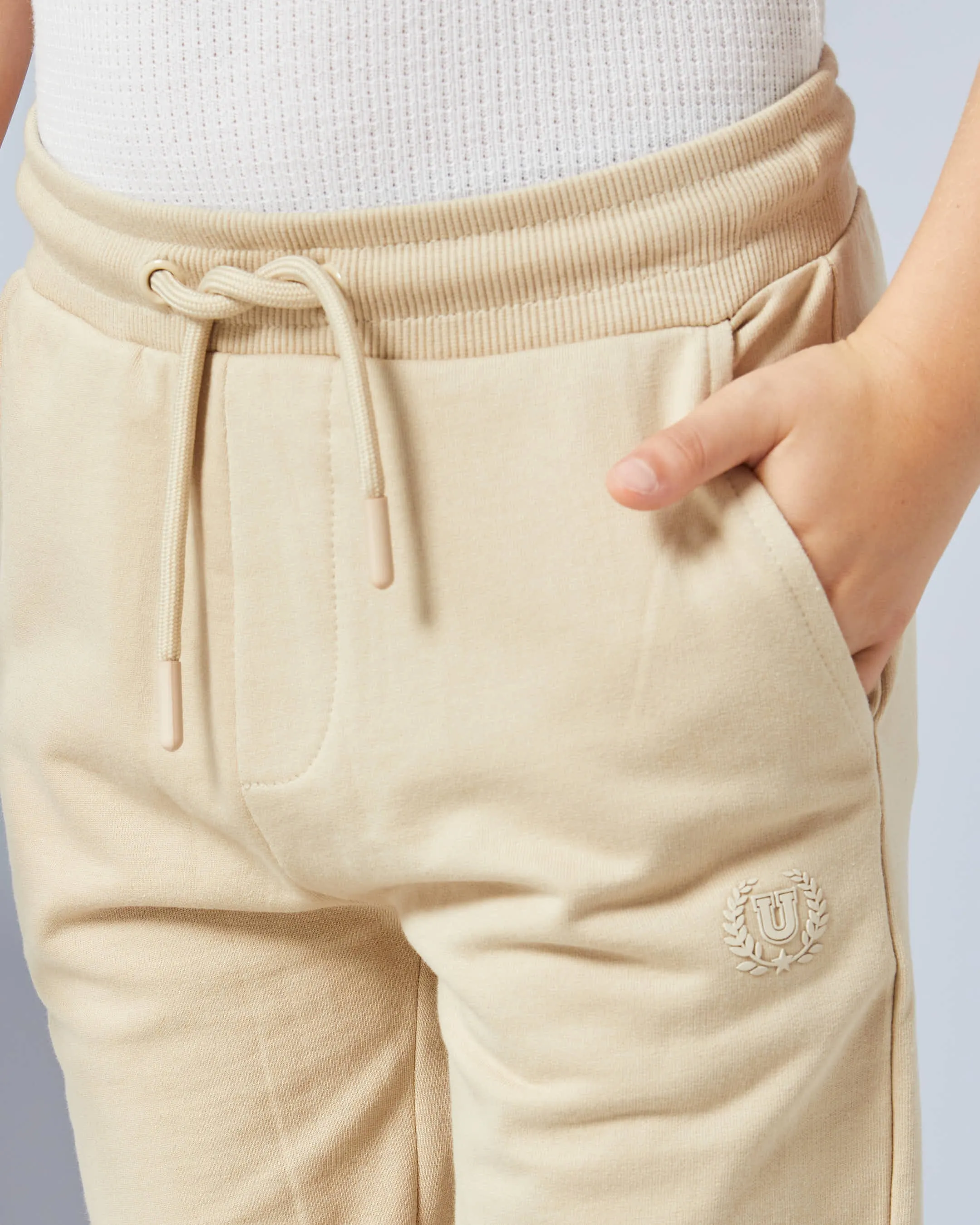Boys Beige And Charcoal Shorts Set (Pack of 2) sold by Redtag product image thumbnail 5