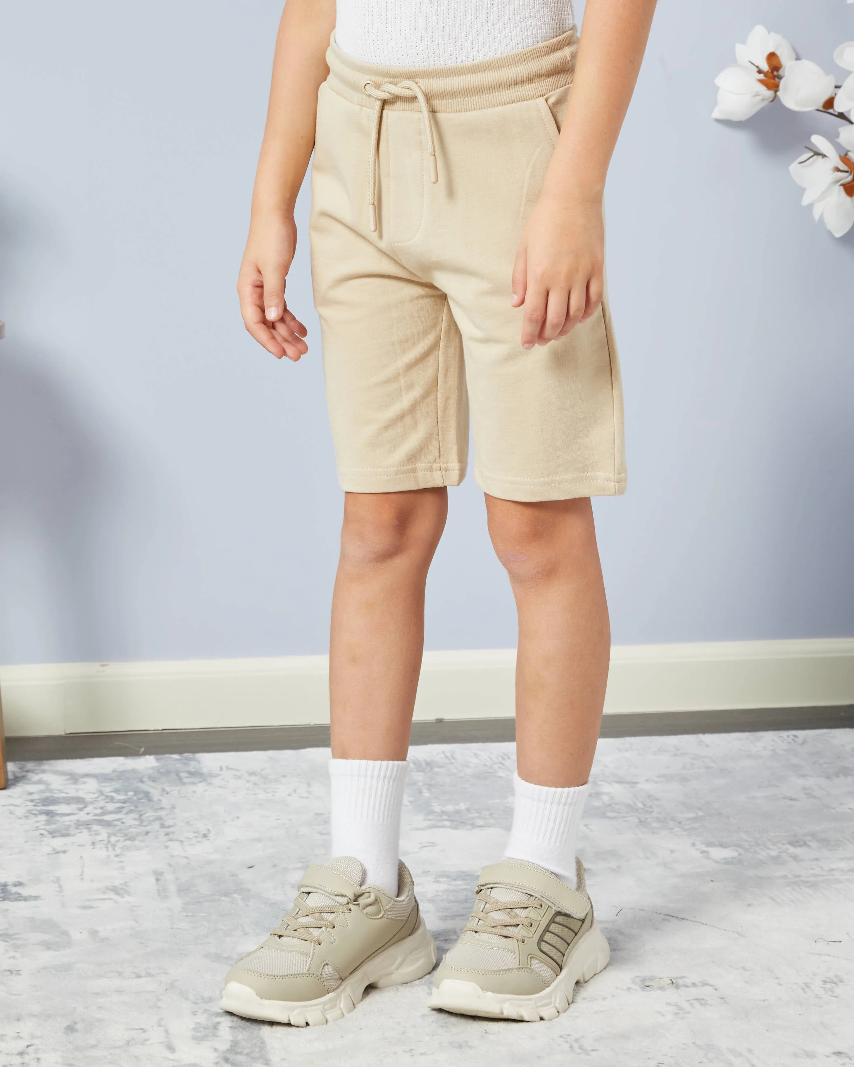 Boys Beige And Charcoal Shorts Set (Pack of 2) sold by Redtag