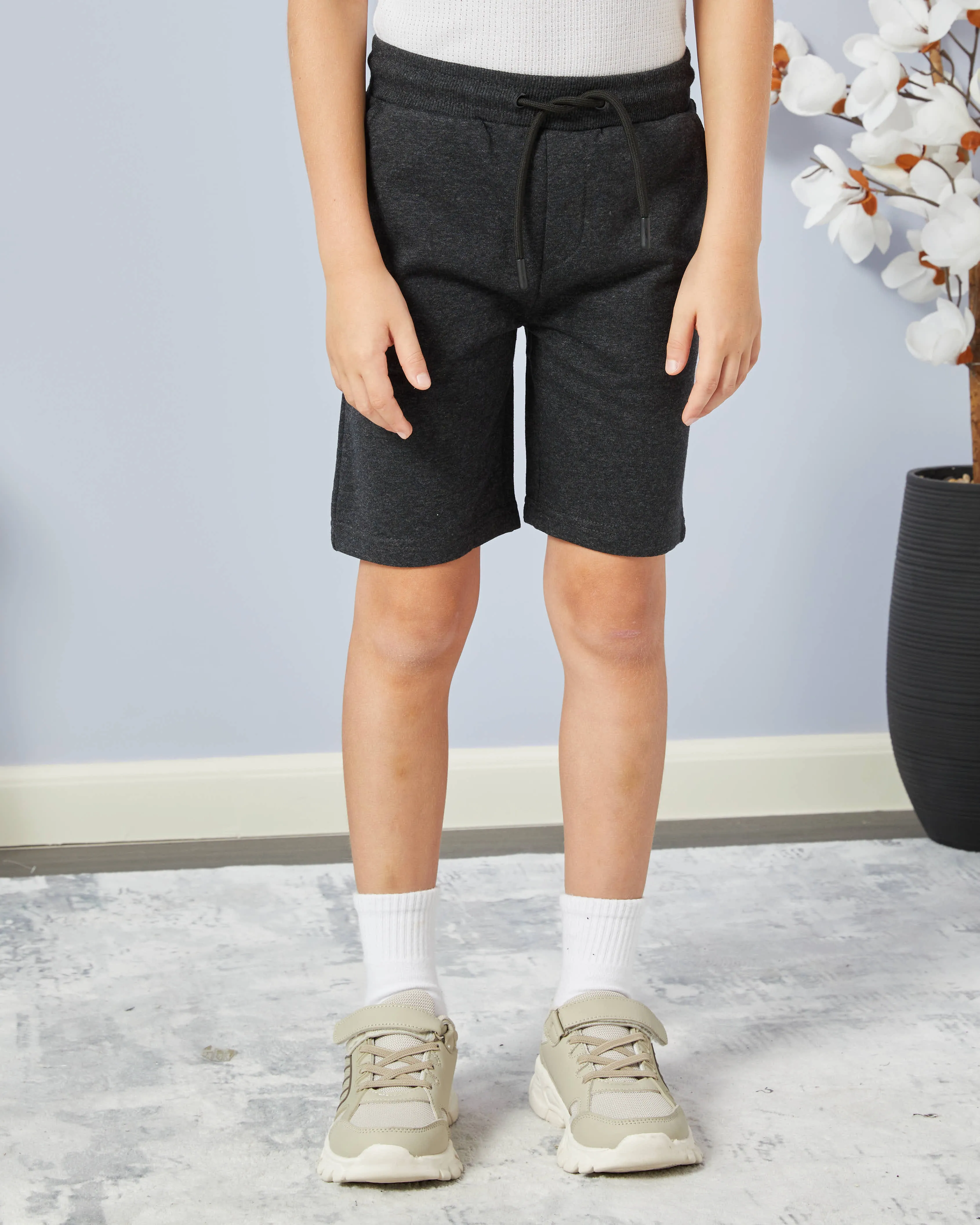 Boys Beige And Charcoal Shorts Set (Pack of 2) sold by Redtag product image thumbnail 2