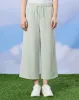Senior Girls Green Wide leg Scuba Pants sold by Redtag