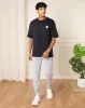 Men Grey Embellished Track Pants sold by Redtag
