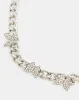 Women Silver Embellished Necklace sold by Redtag