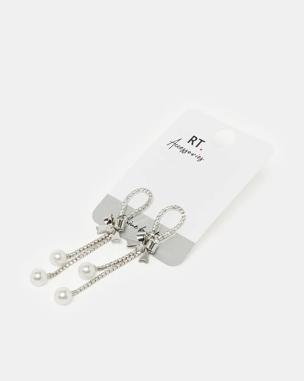 Women Silver Embellished Earrings sold by Redtag product image thumbnail 2