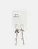 Women Silver Embellished Earrings sold by Redtag