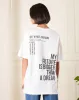Women White Print Oversized T-Shirt sold by Redtag