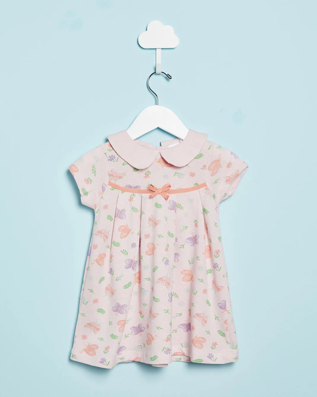 Infant Girls Pink Printed Dress sold by Redtag