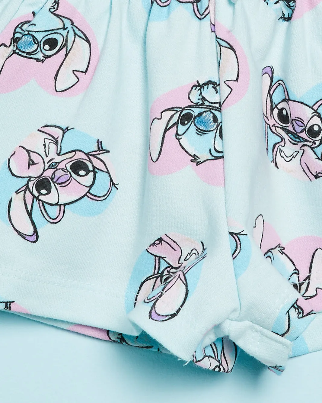 Infant Girls Blue Stitch Print Shorts sold by Redtag product image thumbnail 4