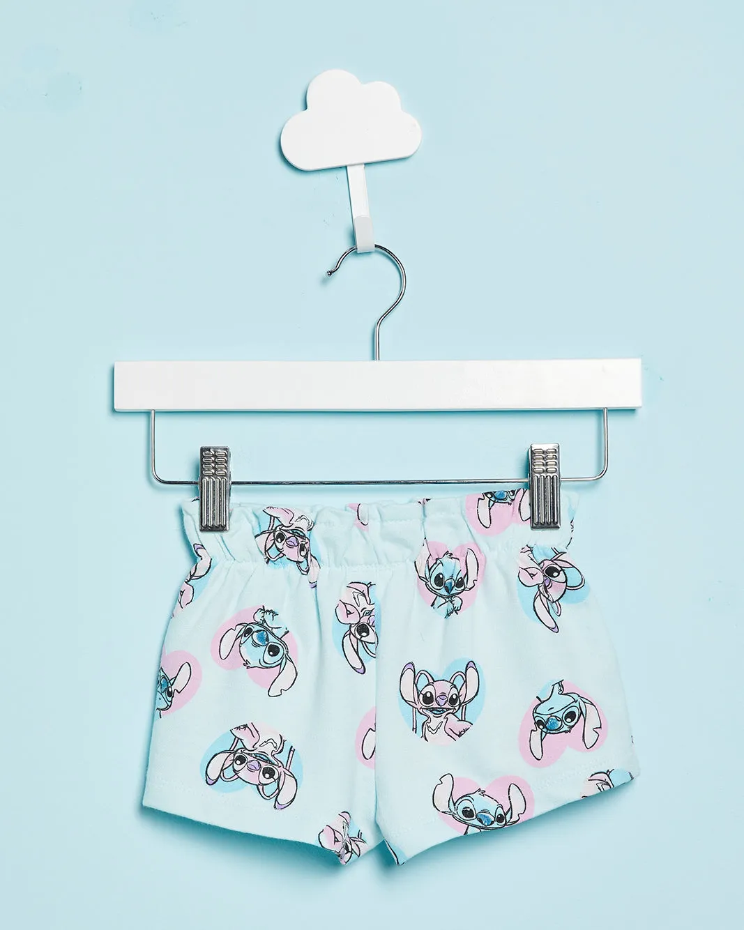 Infant Girls Blue Stitch Print Shorts sold by Redtag product image thumbnail 3