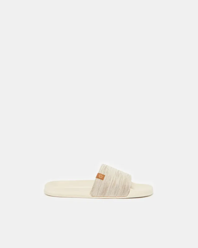 Senior Boys Beige Textured Slide sold by Redtag