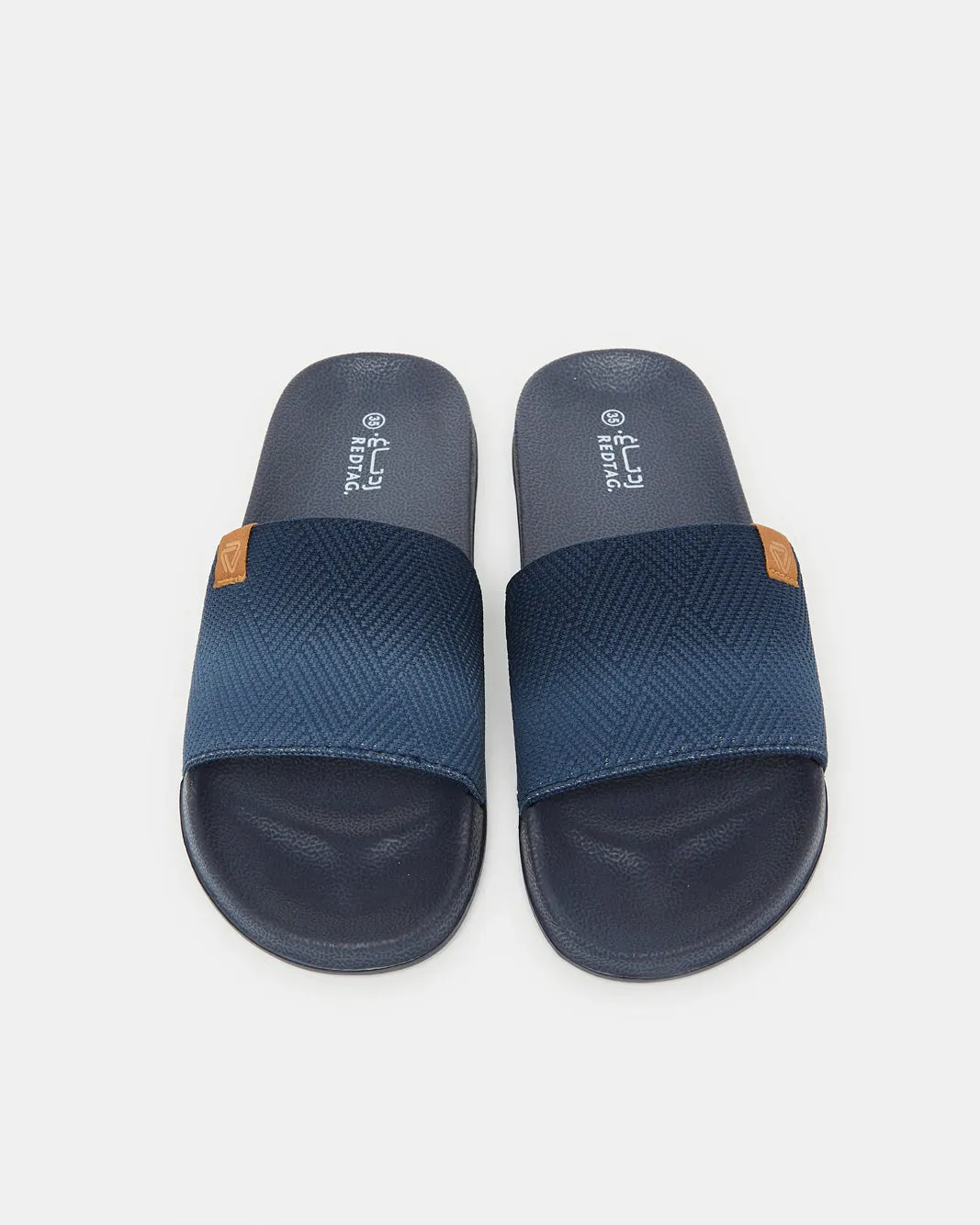 Senior Boys Navy Textured Slide sold by Redtag product image thumbnail 2