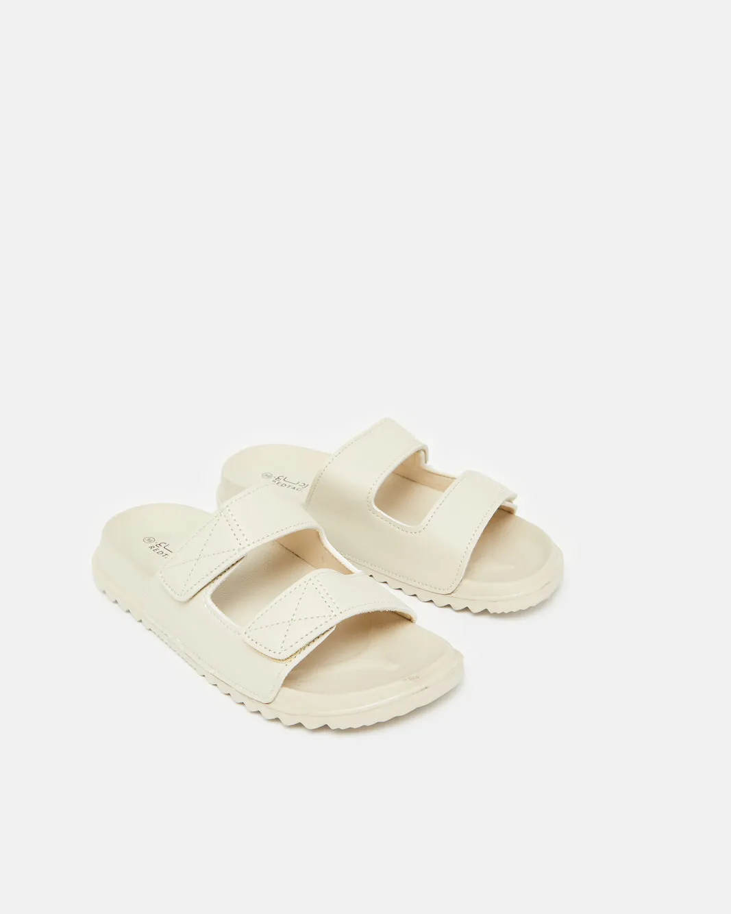 Senior Boys Beige Velcro Slide sold by Redtag product image thumbnail 2