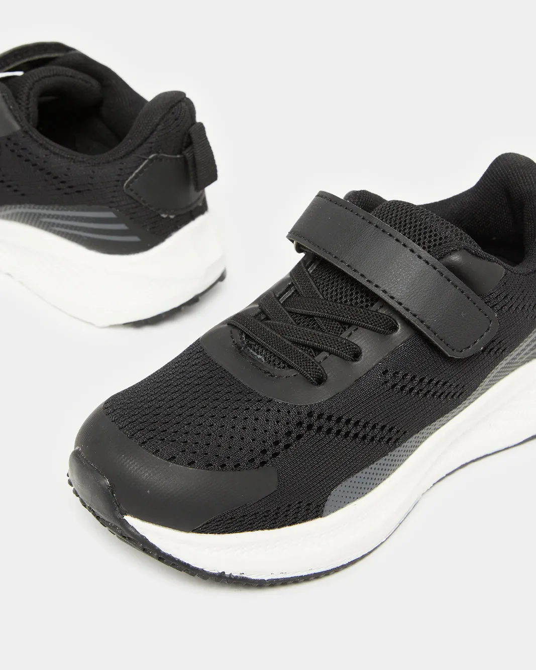 Boys Black Material Block Trainer sold by Redtag product image thumbnail 3