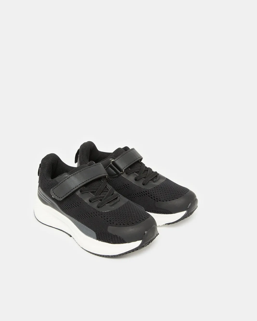 Boys Black Material Block Trainer sold by Redtag product image thumbnail 2