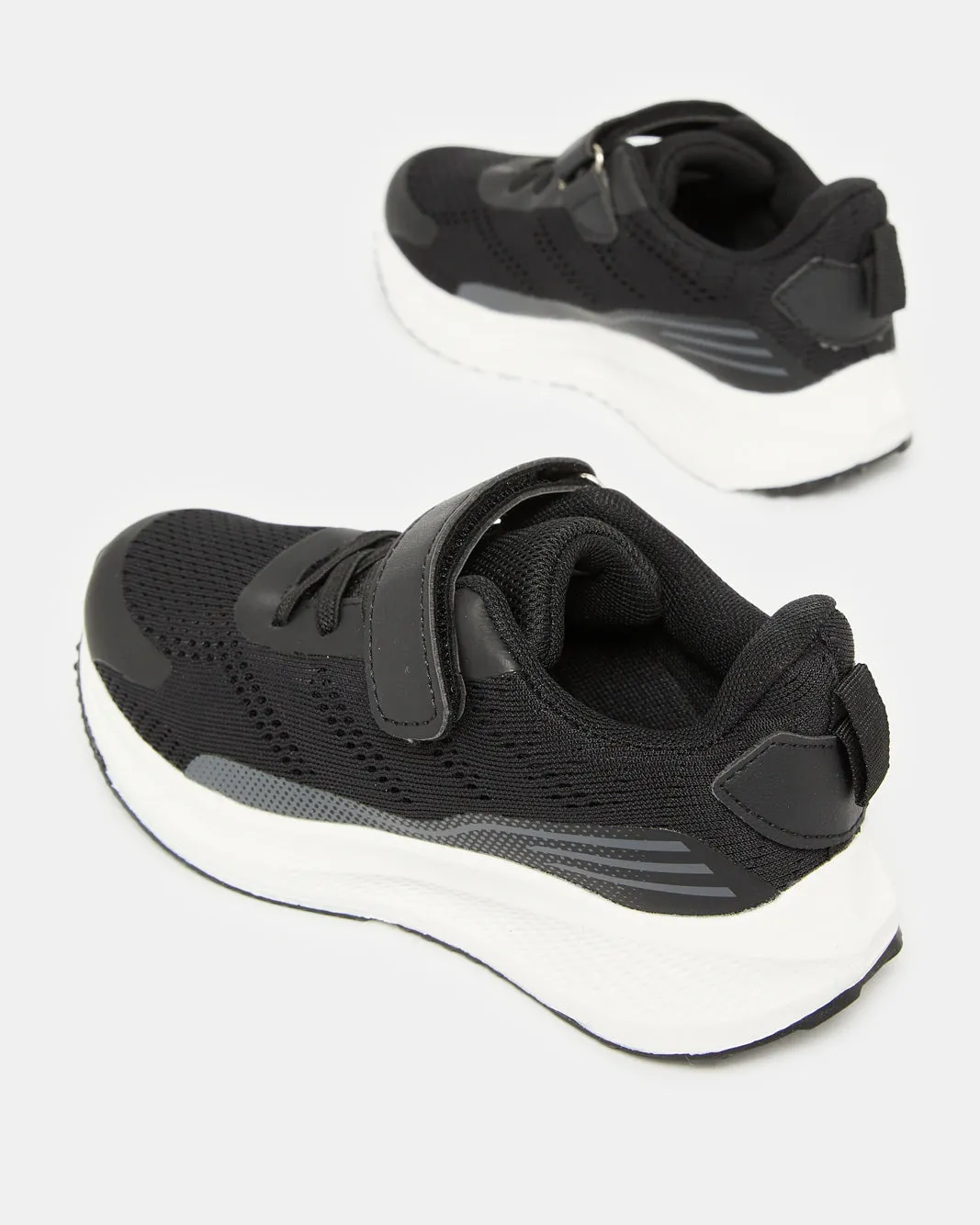 Boys Black Material Block Trainer sold by Redtag product image thumbnail 4