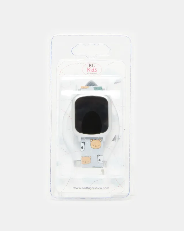 Boys Grey Bear Printed Digital Watch sold by Redtag