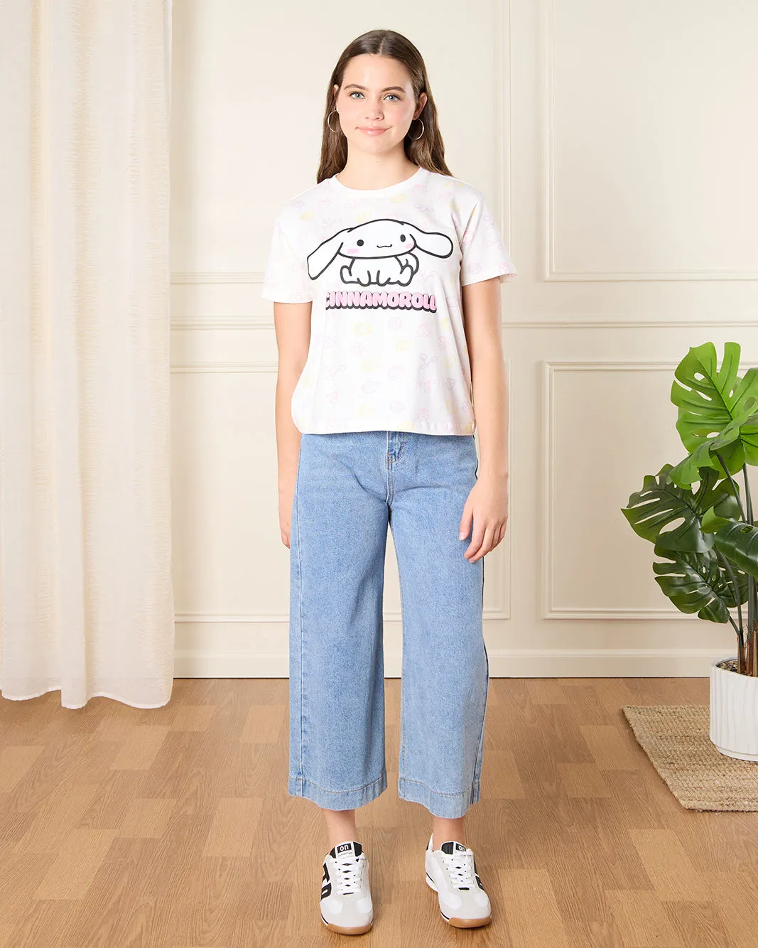Senior Girls White Cinnamoroll T-Shirt sold by Redtag product image thumbnail 2