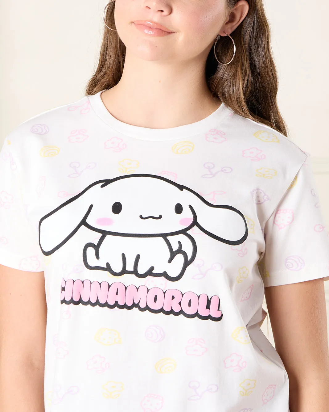 Senior Girls White Cinnamoroll T-Shirt sold by Redtag product image thumbnail 4
