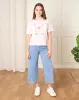 Senior Girls Pink Printed Top sold by Redtag