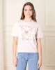 Senior Girls Pink Printed Top sold by Redtag