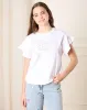 Senior Girls White Embellished Top sold by Redtag