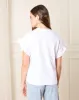 Senior Girls White Embellished Top sold by Redtag