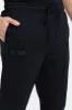 Men Black Joggers With Logo sold by Redtag