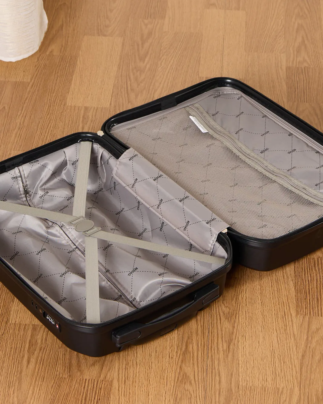 Black Solid Luggage Trolley (20 Inch) sold by Redtag product image thumbnail 5