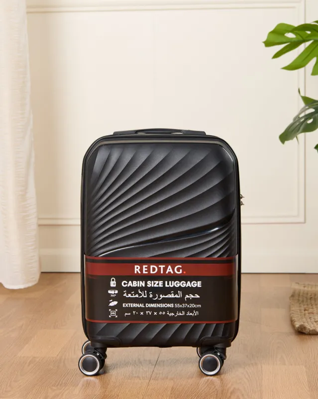 Black Solid Luggage Trolley (20 Inch) sold by Redtag