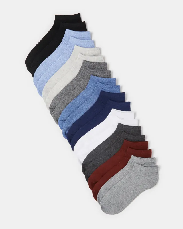 Men Assorted Plain Socks Set (Pack of 10) sold by Redtag