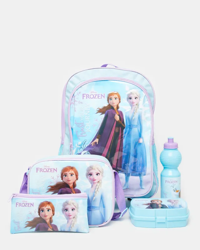 Girls Purple Frozen 5 In 1 Value Pack (16 Inch) sold by Redtag