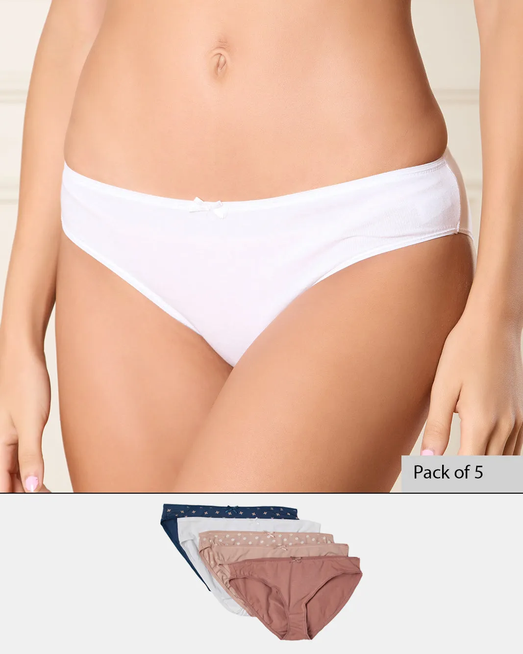 Women Assorted Bikini Brief Set (Pack of 5) sold by Redtag