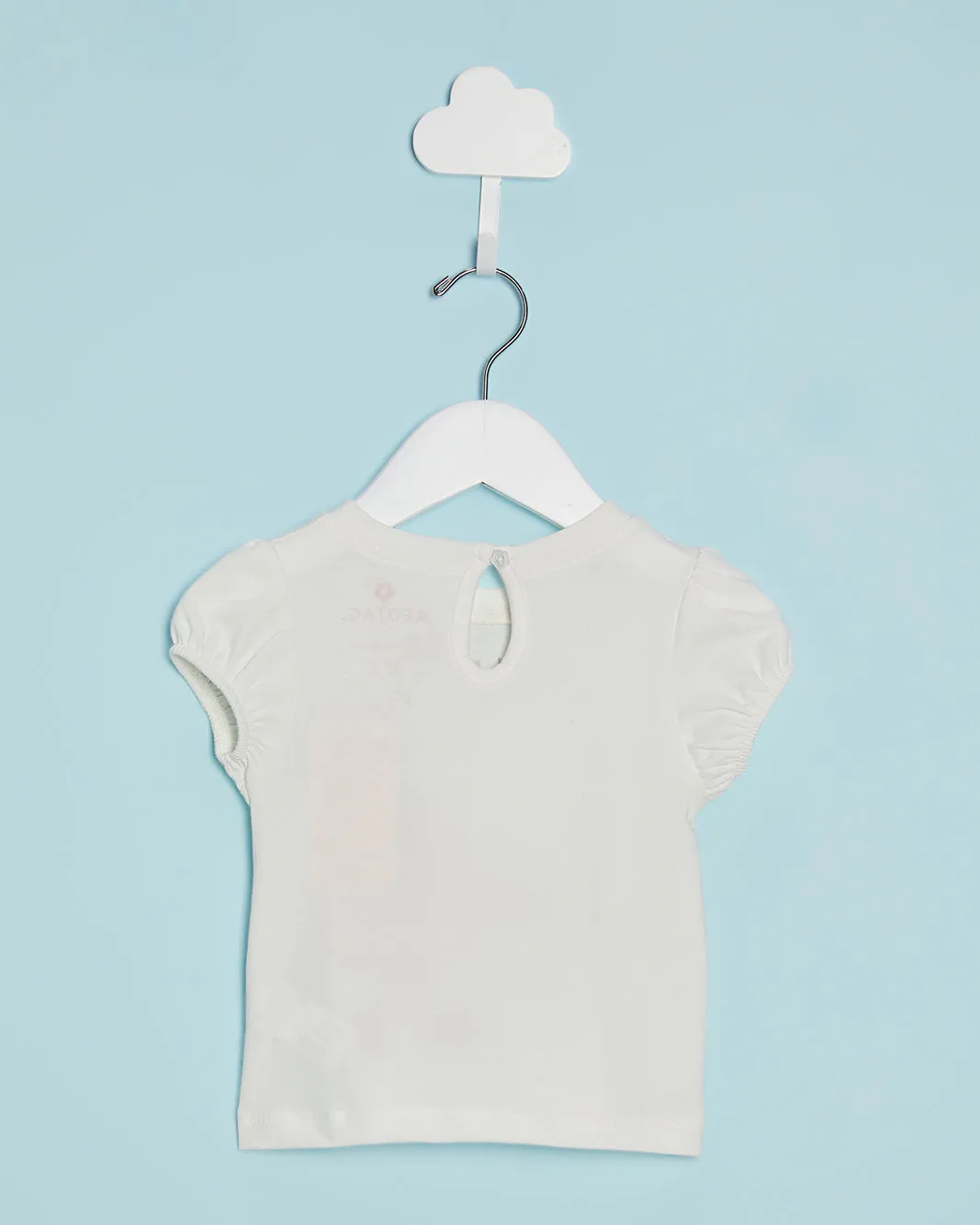 Infant Girls White Happy Donut Print T-Shirt sold by Redtag product image thumbnail 4