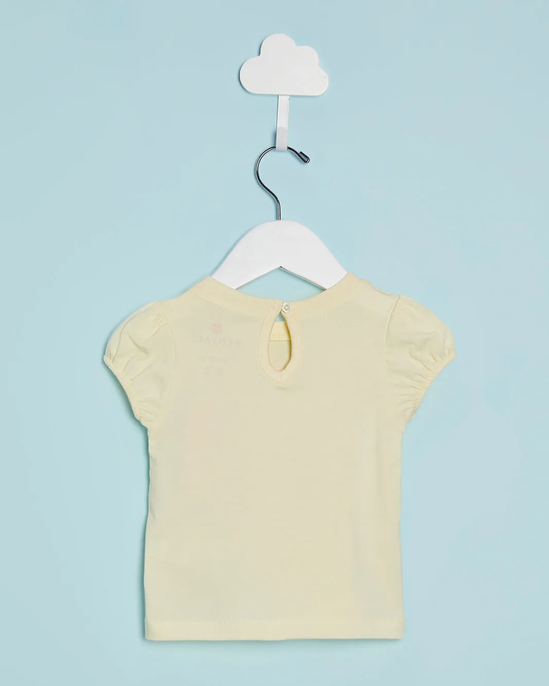 Infant Girls Yellow Sunshine Print T-Shirt sold by Redtag product image thumbnail 4