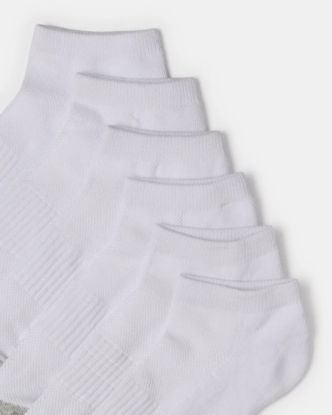 Men White Ankle Length Socks Set (3 Pairs) sold by Redtag product image thumbnail 3