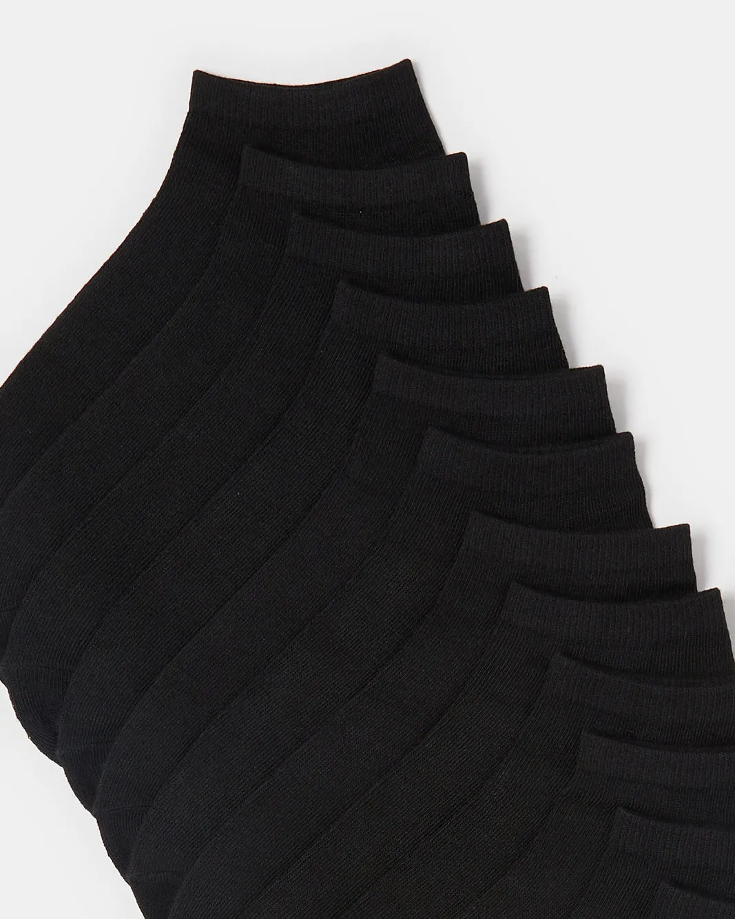 Men Black Plain Socks Set (10 Pairs) sold by Redtag product image thumbnail 3