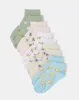 Girls Assorted Printed Ankle Length Socks (5 Pairs) sold by Redtag