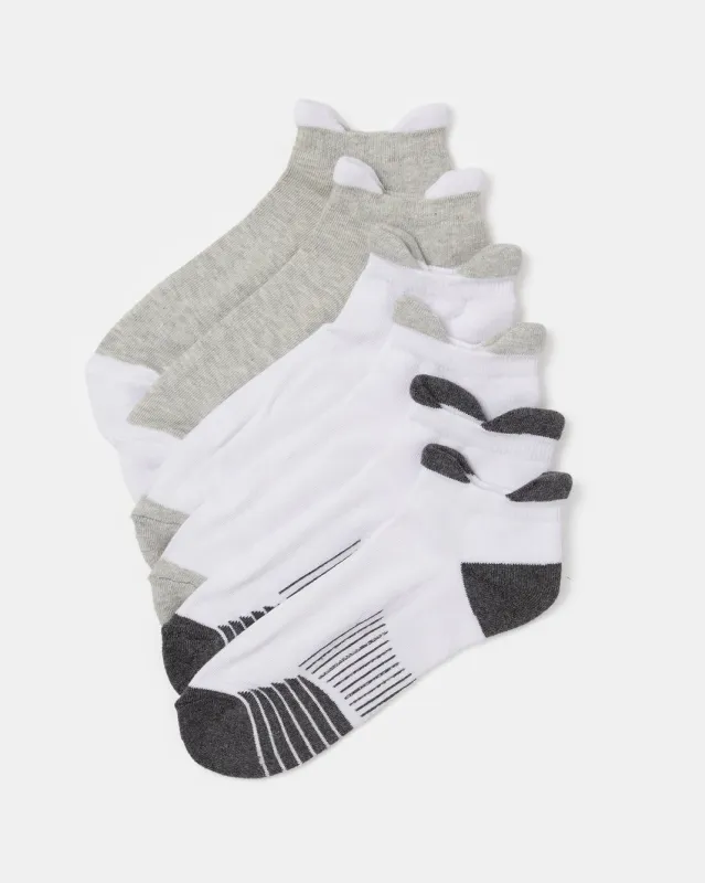 Infant Girls Assorted Ankle Length Socks (3 Pairs) sold by Redtag