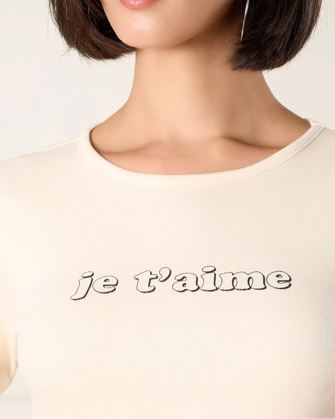 Women Cream Printed T-Shirt sold by Redtag product image thumbnail 4