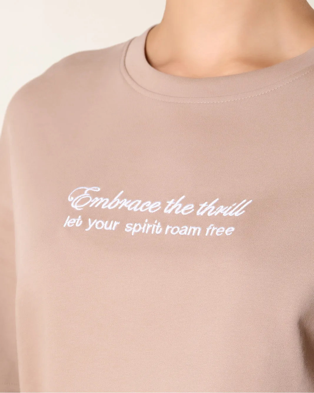 Women Brown Embroidered T-Shirt sold by Redtag product image thumbnail 4