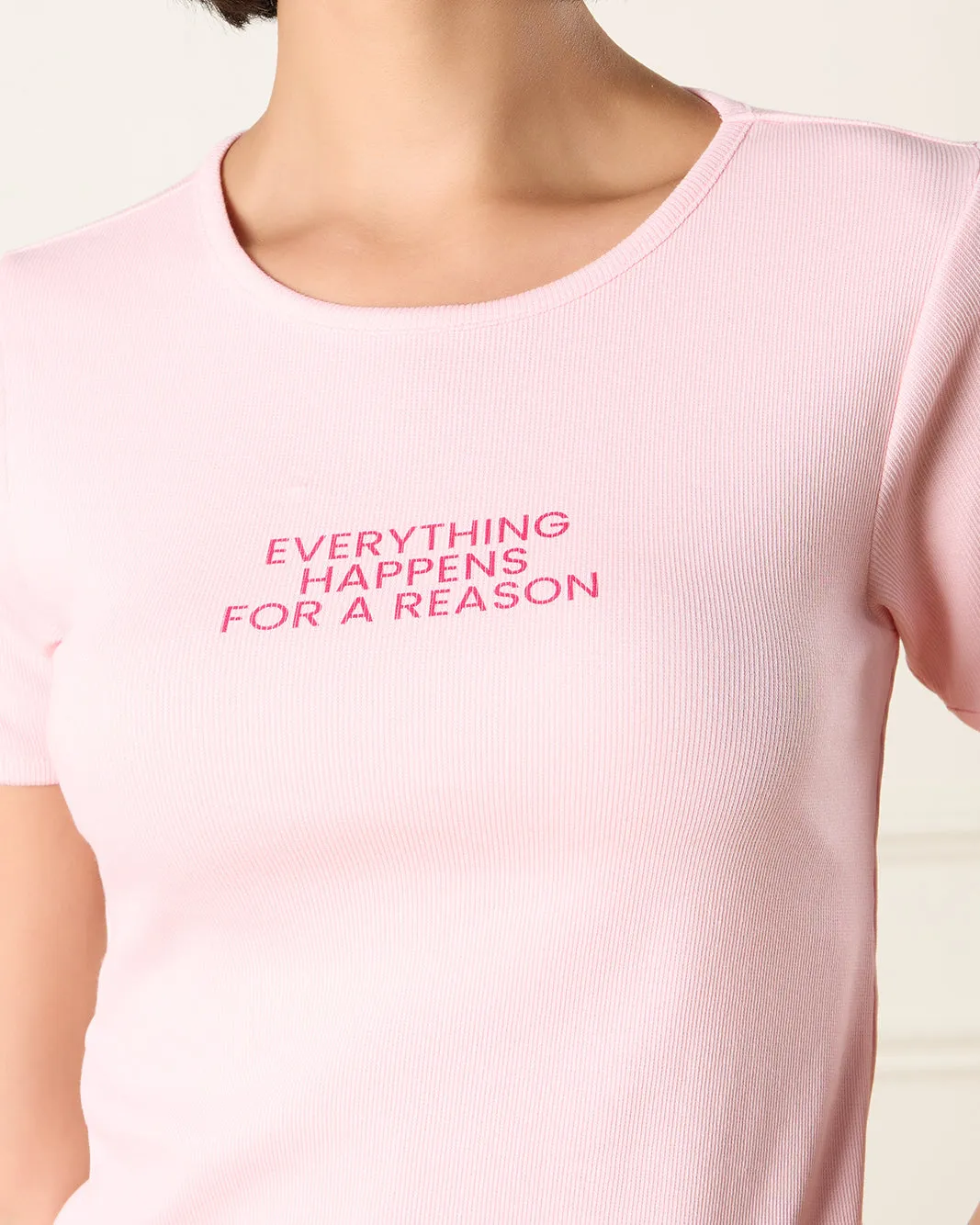 Women Pink Printed T-Shirt sold by Redtag product image thumbnail 4