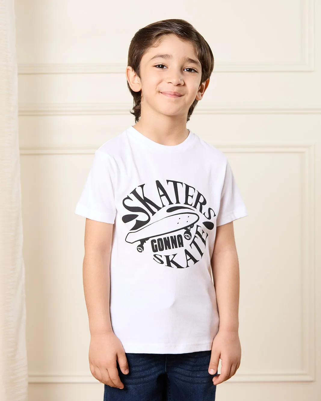 Boys White And Blue Striped Shirt Set (2 Piece) sold by Redtag product image thumbnail 2