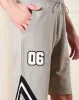 Men Ivory Baseball Shorts sold by Redtag