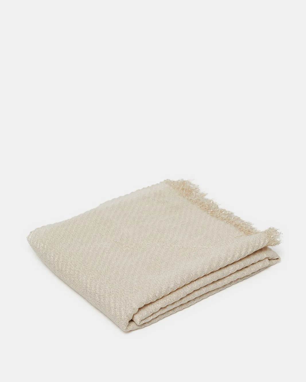 Women Beige Embellished Scarf sold by Redtag product image thumbnail 2