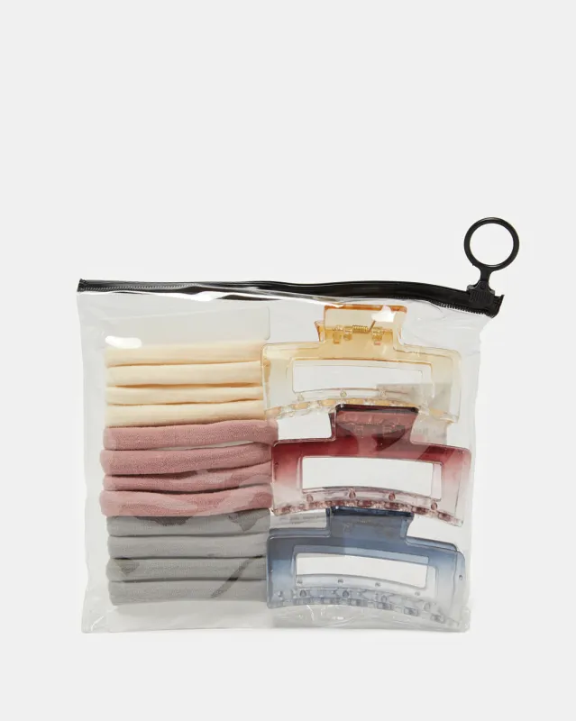 Girls Assorted Hair Claw And Scrunchy Set (Pack of 12) sold by Redtag