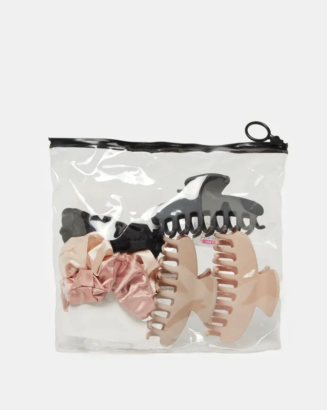 Girls Hair Claw And Scrunchy Set (Pack of 6) sold by Redtag
