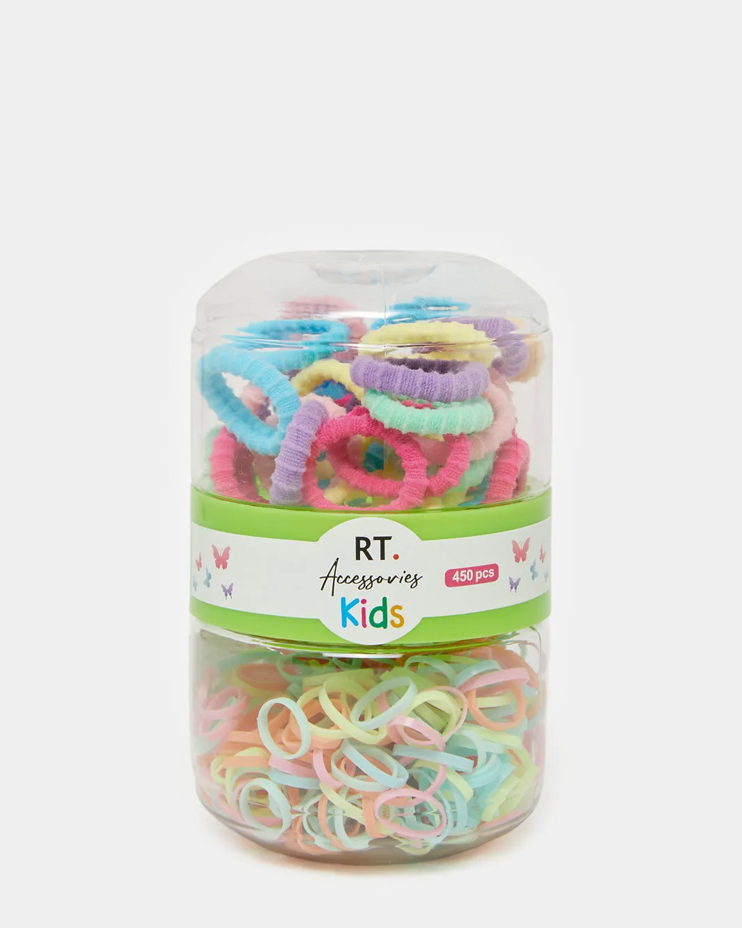 Girls Assorted Elastic Hair Bobbles (450 Piece) sold by Redtag