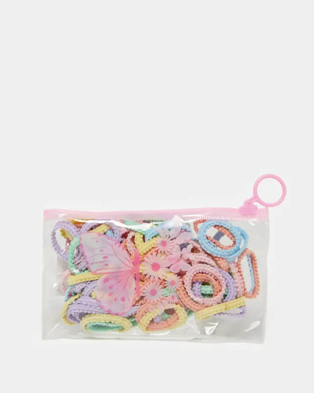 Girls Assorted Elastic Bobbles Pack sold by Redtag