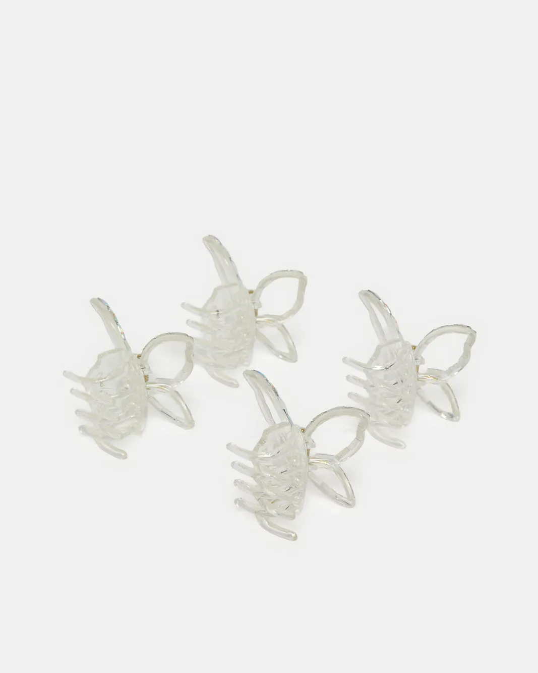 Girls White Hair Claw Set (Pack of 4) sold by Redtag product image thumbnail 2