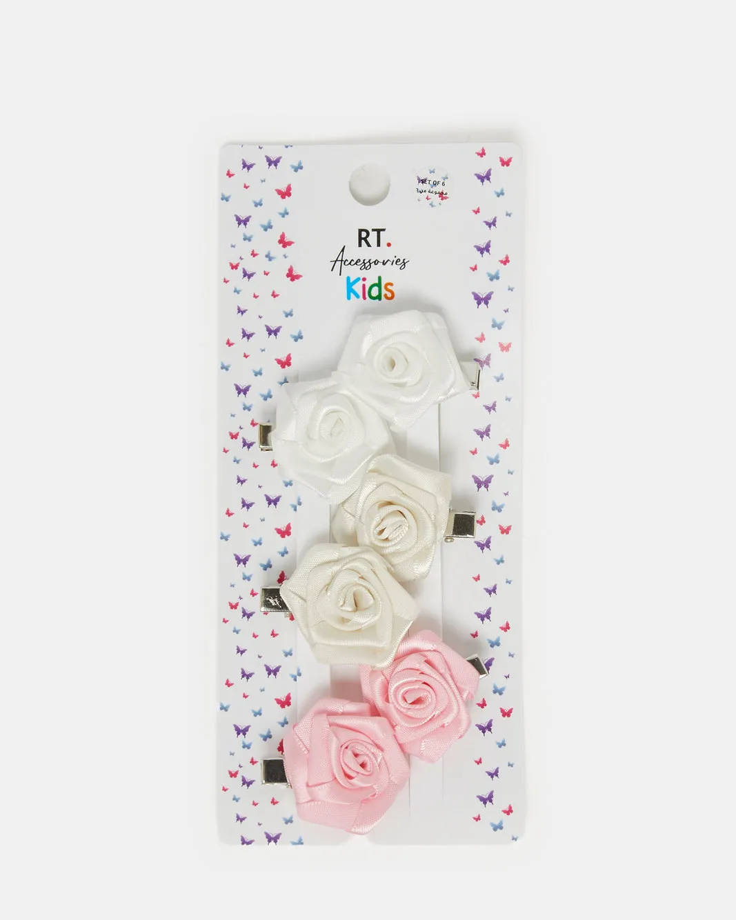 Girls Assorted Bow Hair Clip Set (Pack of 6) sold by Redtag